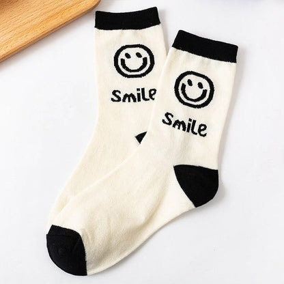 Smiling Face Women's Socks - Renee Lane Company