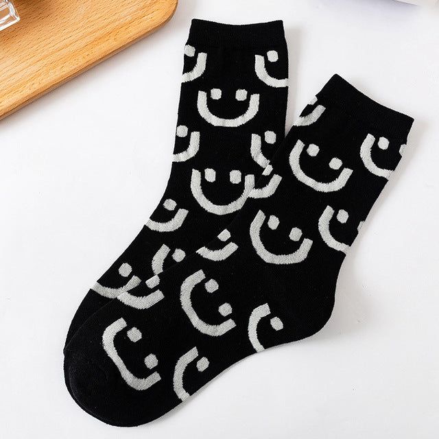 Smiling Face Women's Socks - Renee Lane Company