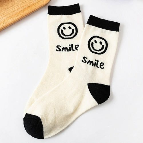 Smiling Face Women's Socks - Renee Lane Company
