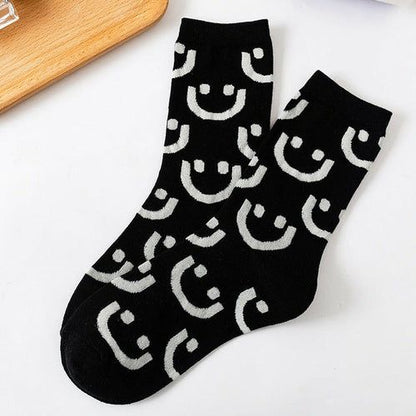 Smiling Face Women's Socks - Renee Lane Company