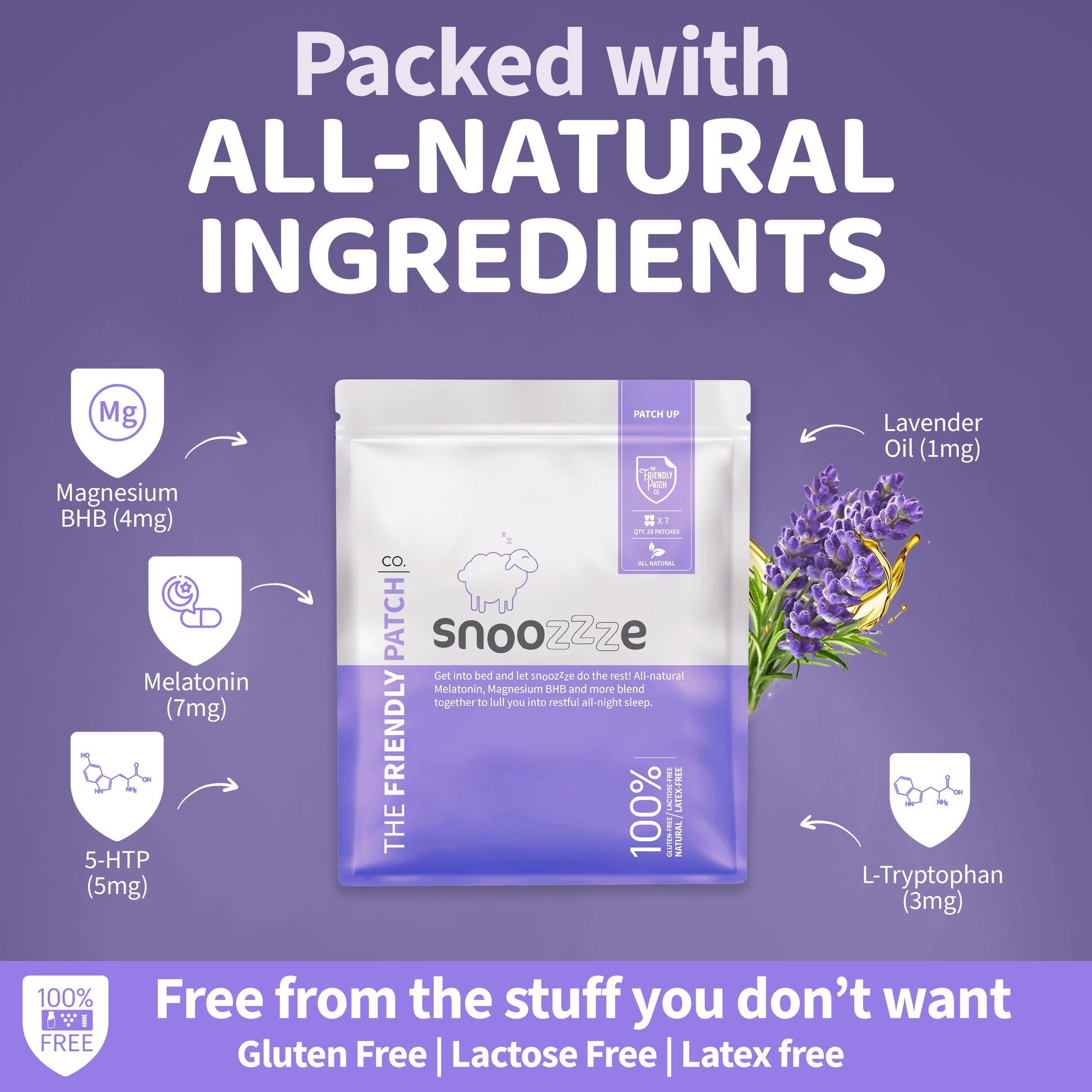 Essentials Vitamin Patches: Boost, Relax, Snooze, Shield - 8 pack - Renee Lane Company