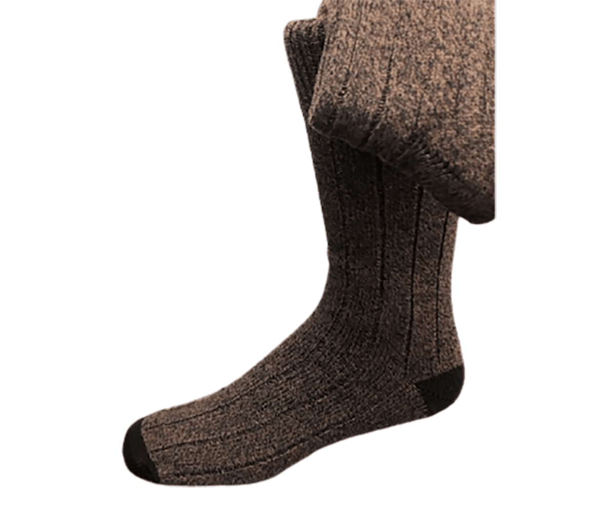 Socks for Big and Tall Men Marled Cotton Socks (2 Pair Packs) - Renee Lane Company