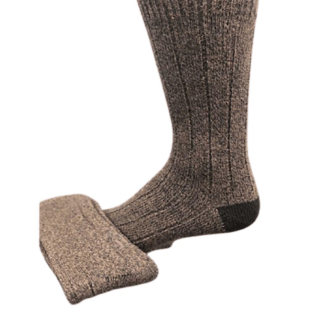 Socks for Big and Tall Men Marled Cotton Socks (2 Pair Packs) - Renee Lane Company