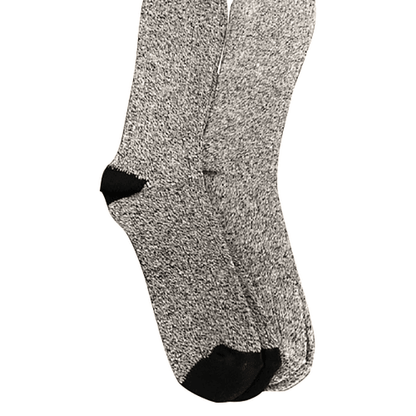 Socks for Big and Tall Men Marled Cotton Socks (2 Pair Packs) - Renee Lane Company