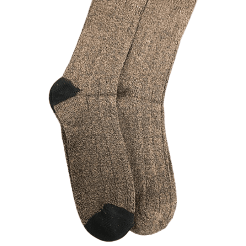 Socks for Big and Tall Men Marled Cotton Socks (2 Pair Packs) - Renee Lane Company