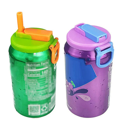 Soda Can Lid Cover With Straw - Renee Lane Company