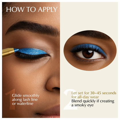 Soft-Glide Kajal Eyeliner Pen – Smudge-Resistant, Comfortable Wear for Sensitive Eyes - Renee Lane Company