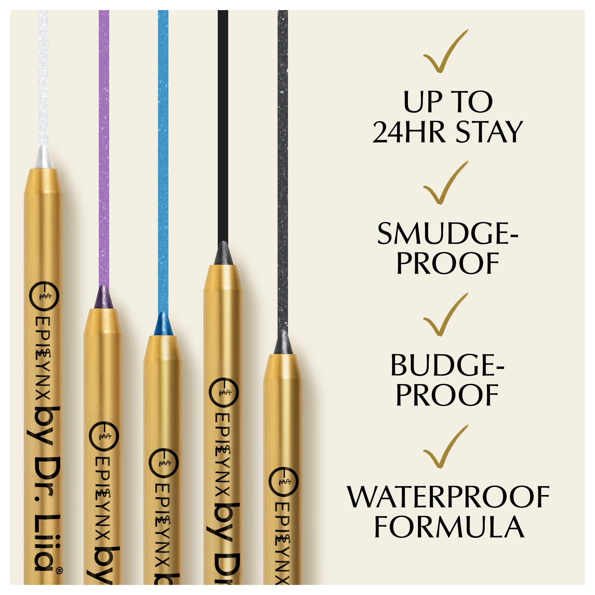 Soft-Glide Kajal Eyeliner Pen – Smudge-Resistant, Comfortable Wear for Sensitive Eyes - Renee Lane Company