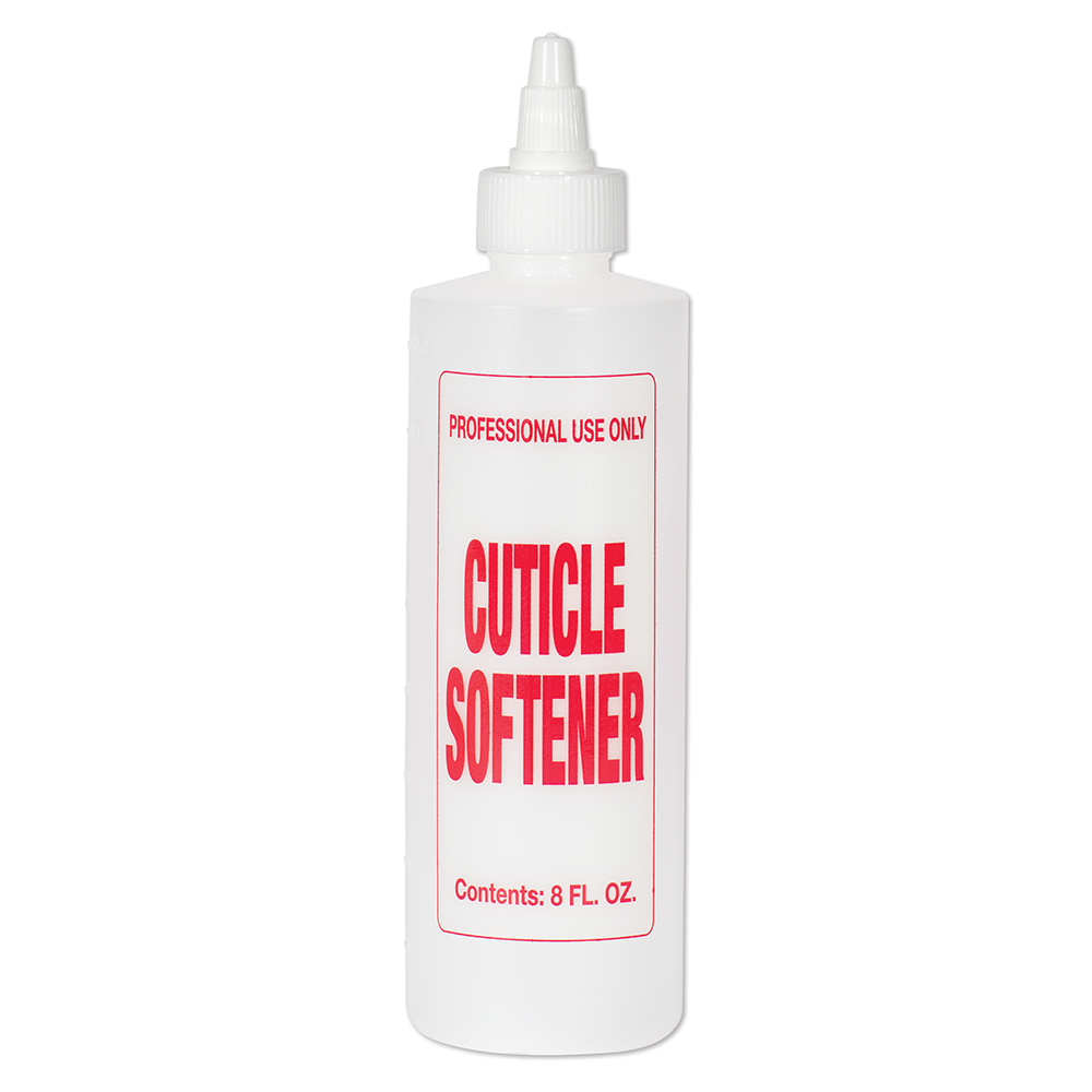 Soft 'N Style Imprinted Cuticle Softener Bottle - 8oz - Renee Lane Company