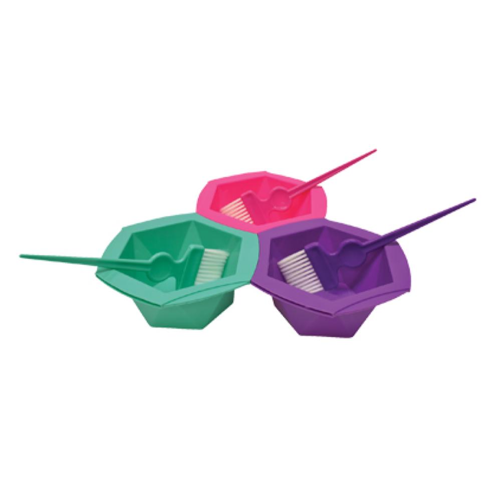 Soft 'N Style Interlocking Bowl and Brush Set - Renee Lane Company