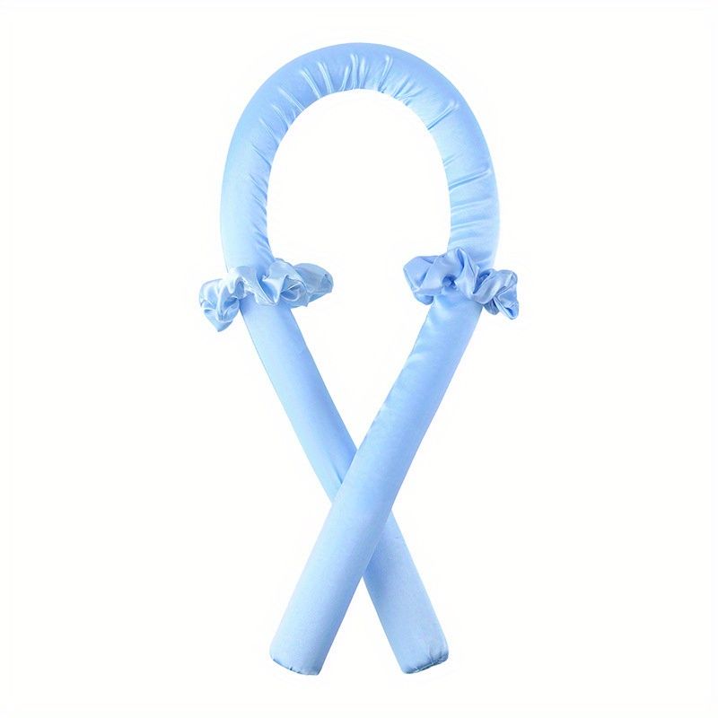Soft Rubber Sleeping Curls Headband with Hair Clips and Scrunchie - No Heat Curls Ribbon for Lazy Hair Care - Renee Lane Company