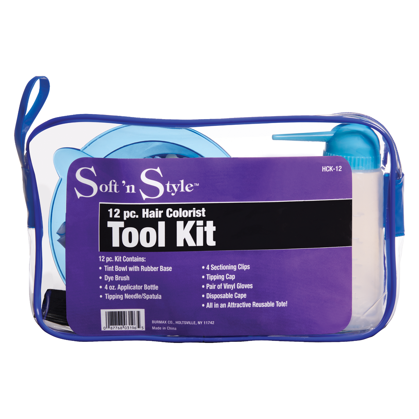 Soft 'n Style Hair Colorist Tool Kit - 12 pc - Renee Lane Company