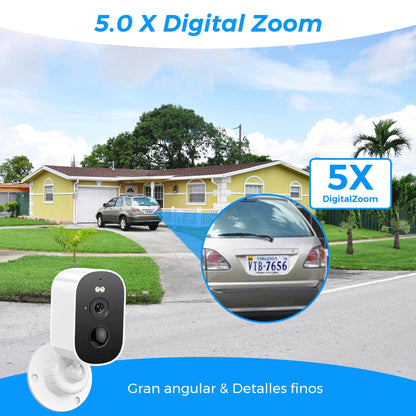 Solar Powered Outdoor Security Camera - Renee Lane Company