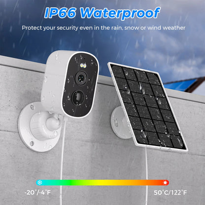 Solar Powered Outdoor Security Camera - Renee Lane Company