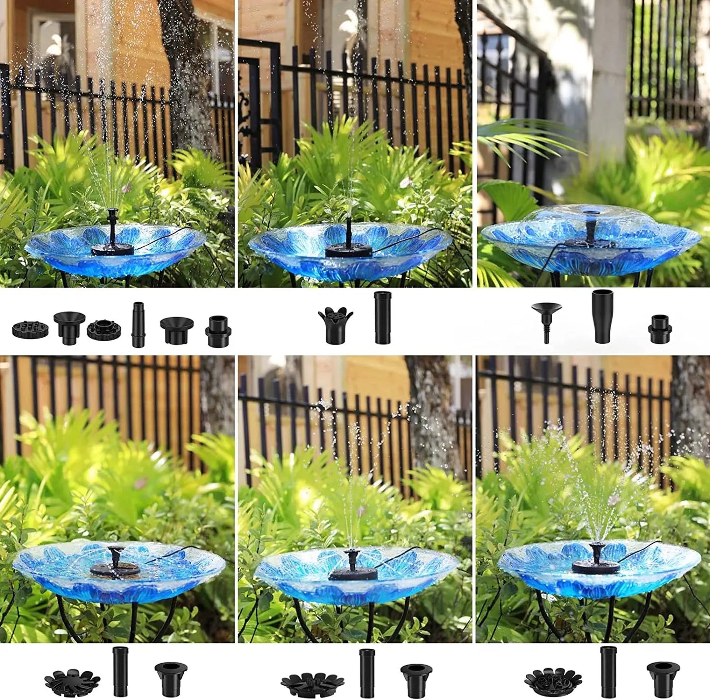 Solar Water Fountain - Renee Lane Company