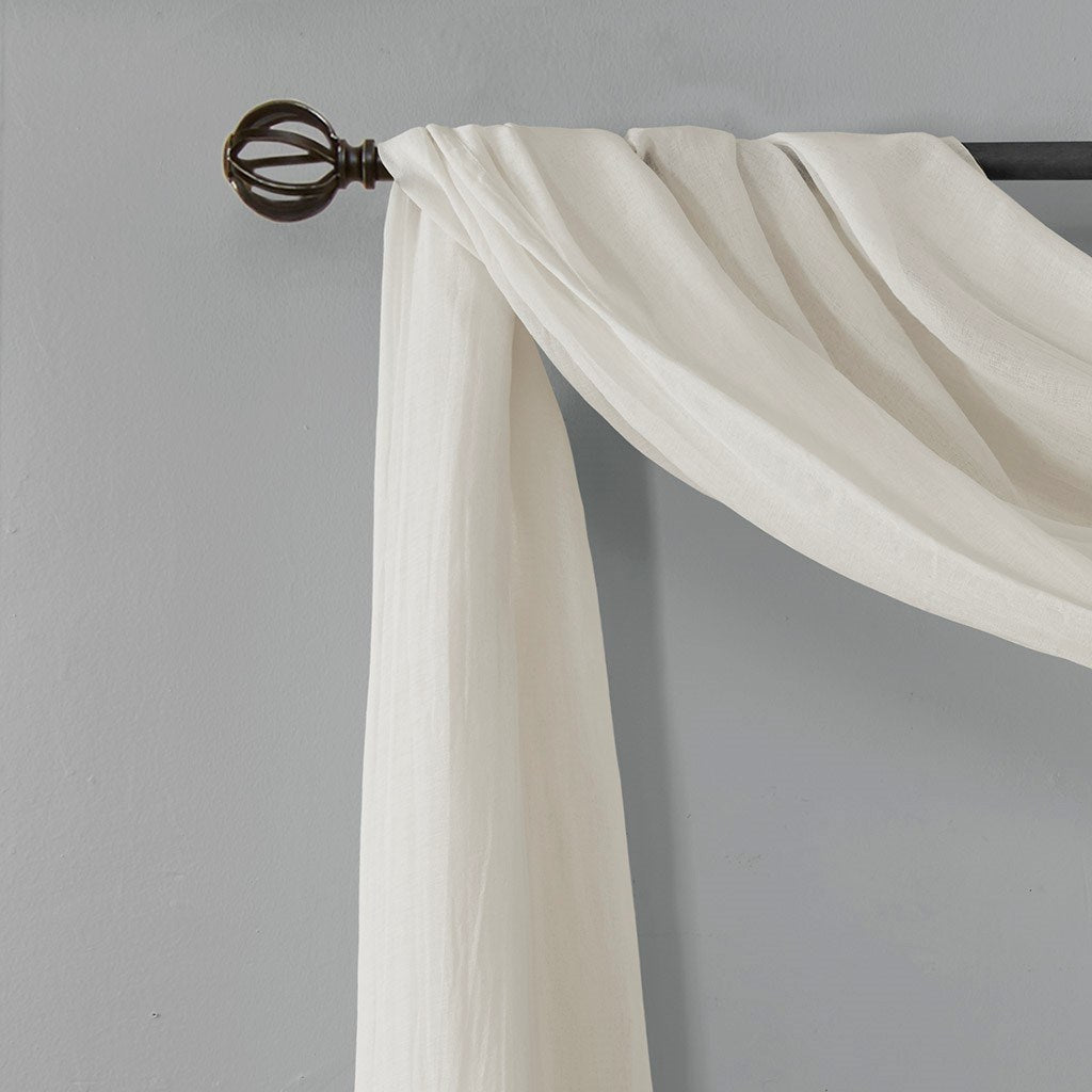 Solid Crushed Scarf Sheer - Renee Lane Company