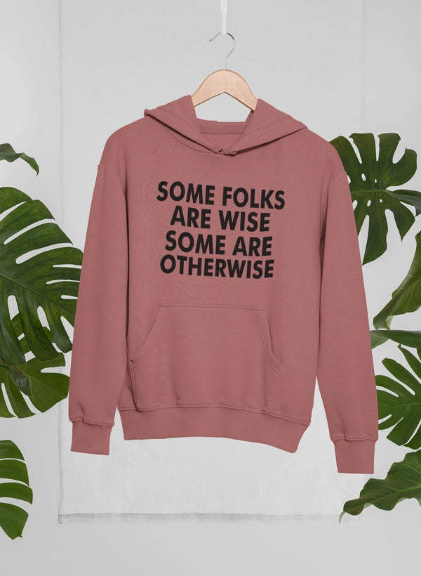 Some Folks Are Wise Some Are Otherwise Hoodie - Renee Lane Company