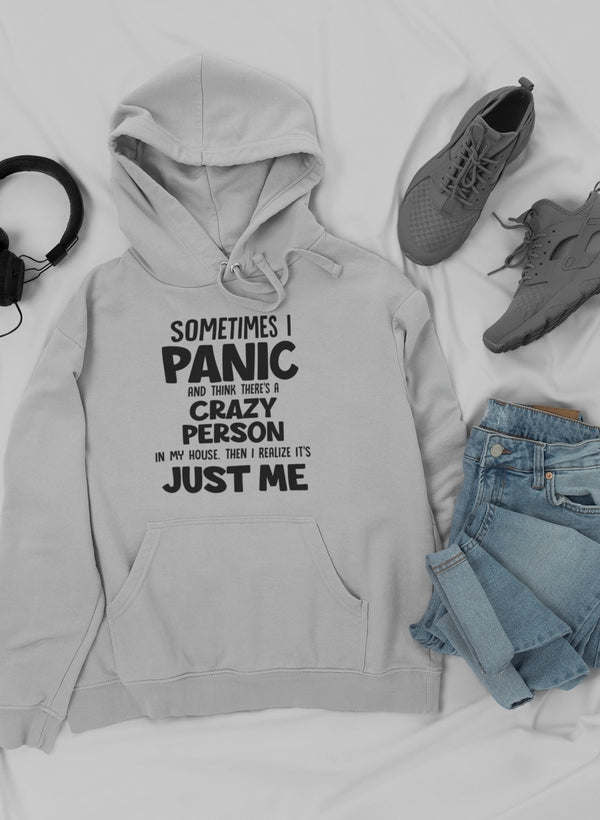 Sometimes I Panic Hoodie - Renee Lane Company