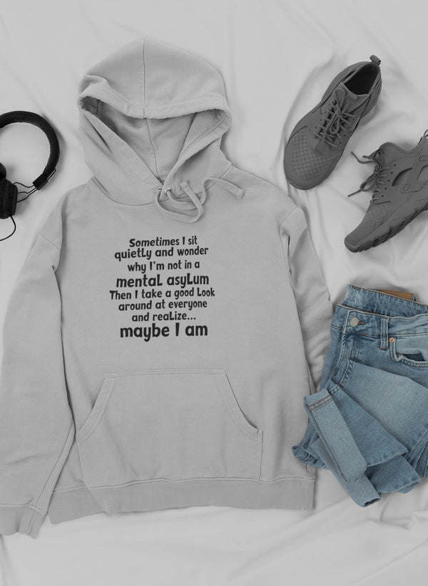 Sometimes I Sit Quietly Hoodie - Renee Lane Company