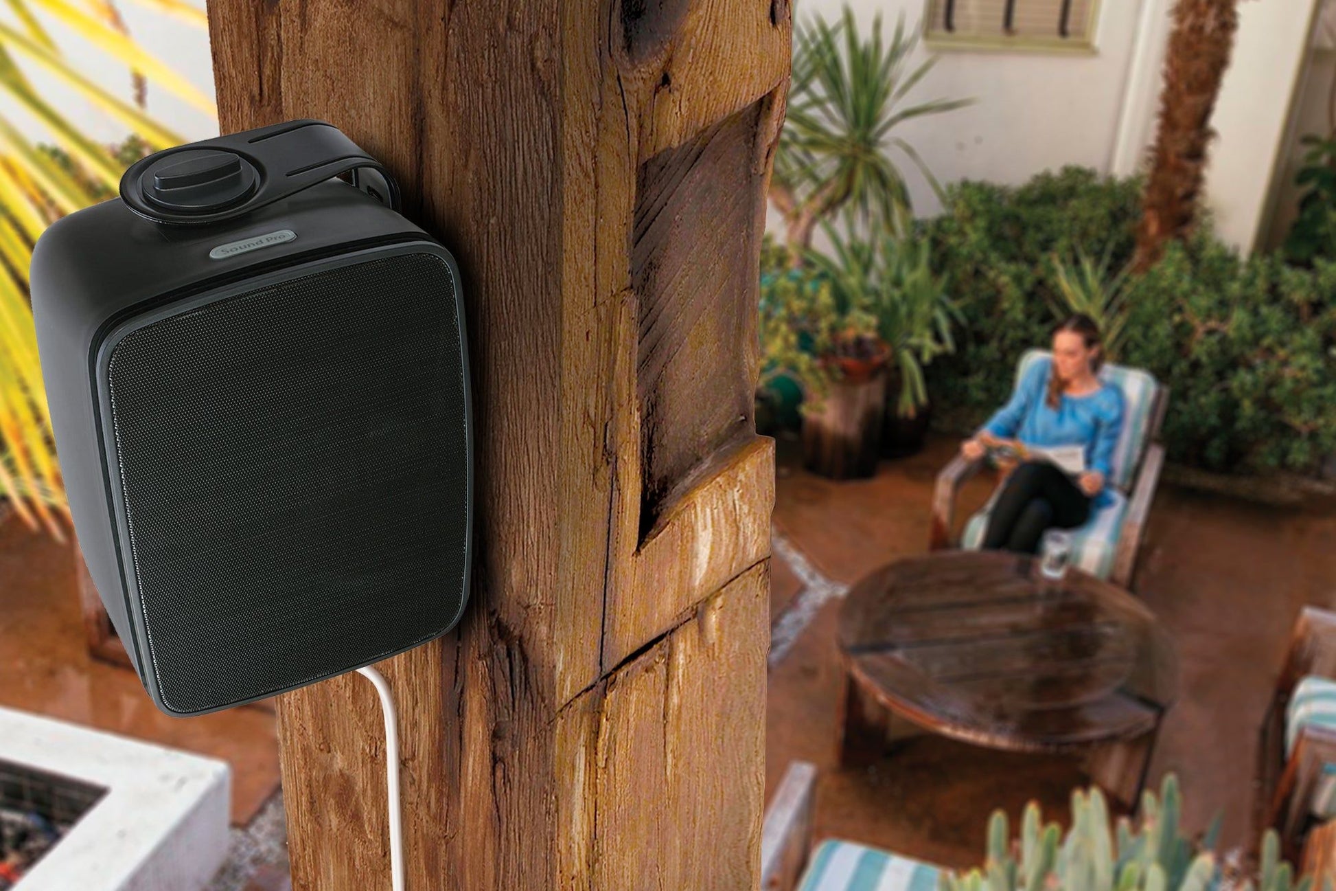 SoundPro Dual Bluetooth Weatherproof Indoor & Outdoor Wall-Mount Loudspeakers - Renee Lane Company