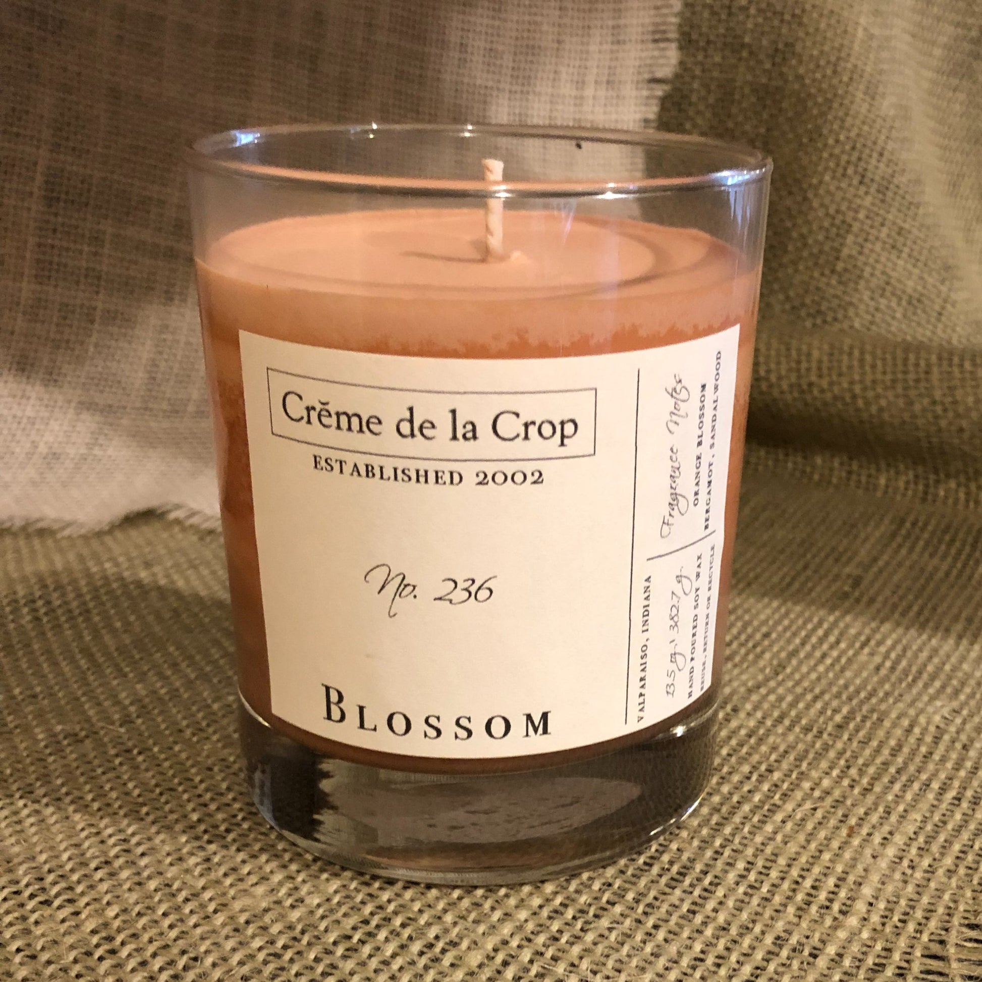 Soy Candle - Blossom (Orange Blossom) - Renee Lane Company