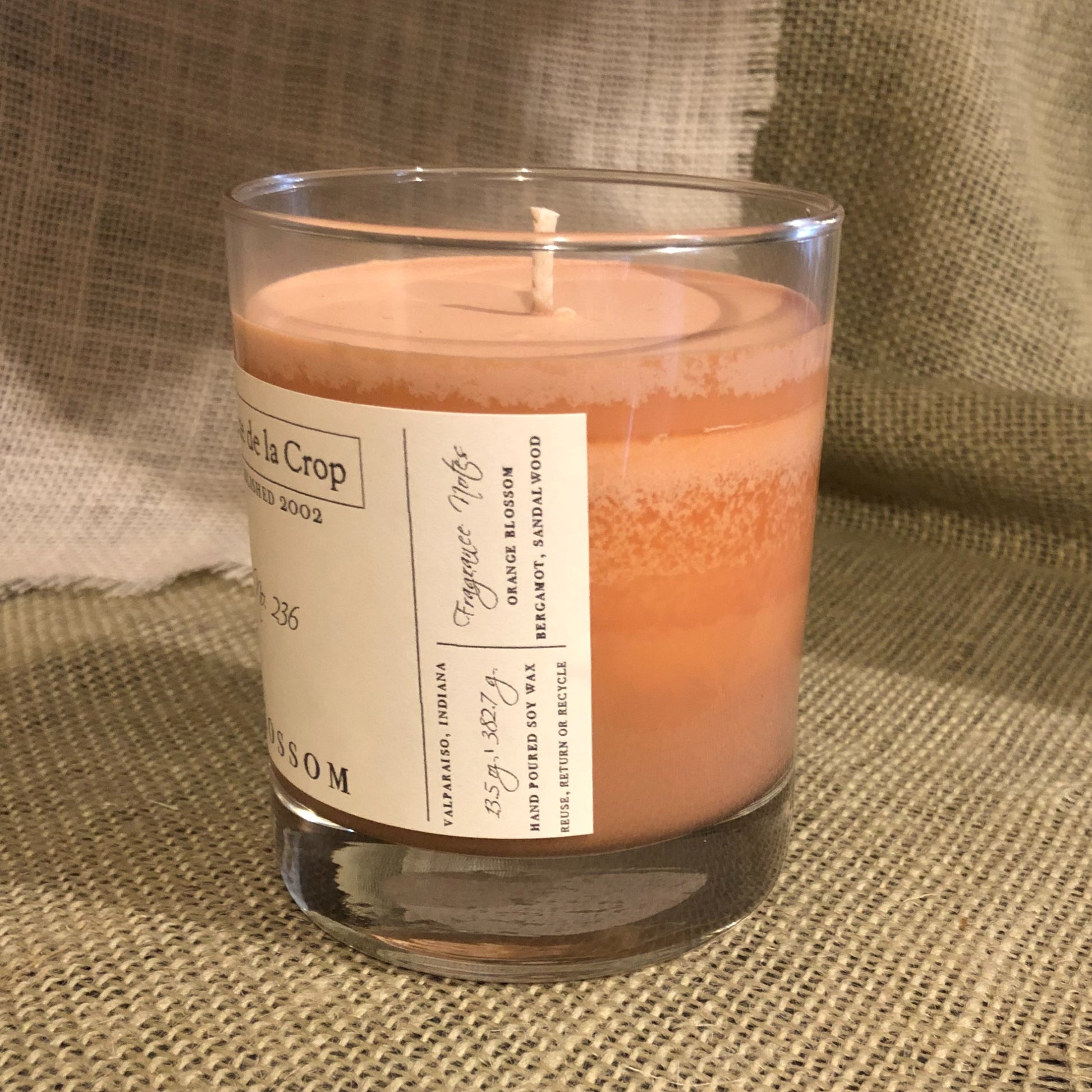 Soy Candle - Blossom (Orange Blossom) - Renee Lane Company