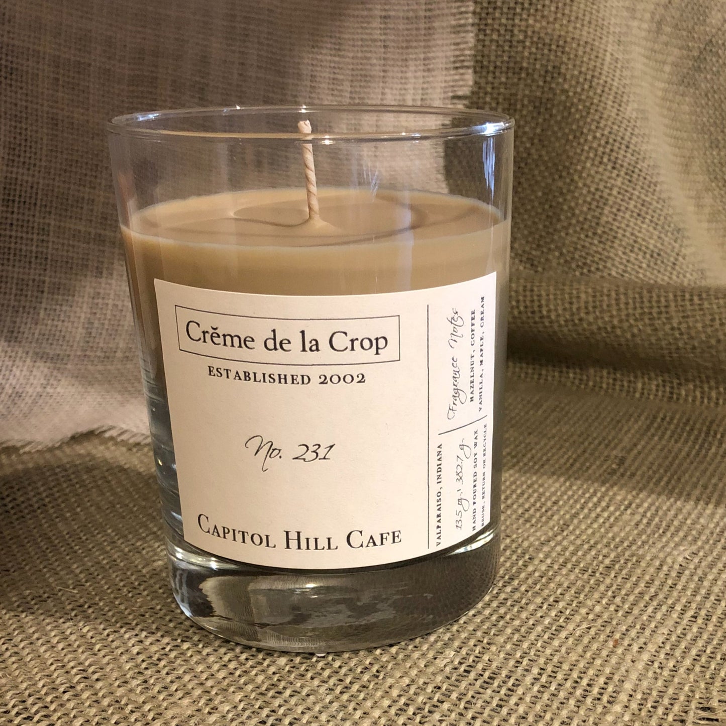 Soy Candle - Capitol Hill Cafe - Renee Lane Company