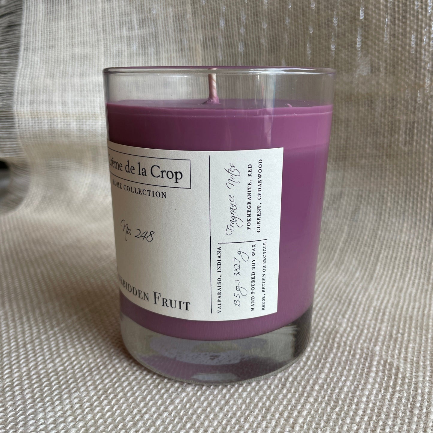 Soy Candle - Forbidden Fruit (Pomegranate) - Renee Lane Company