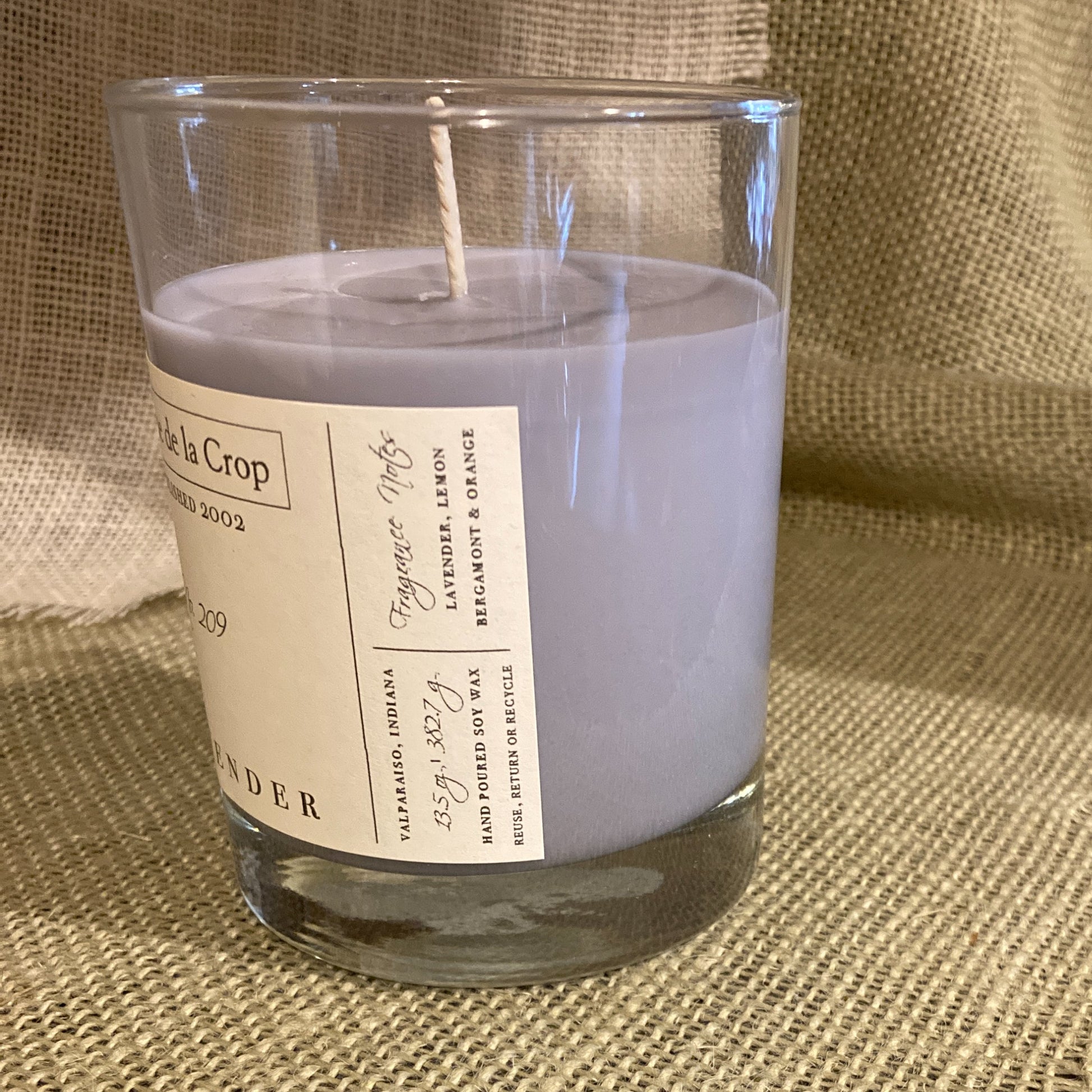 Soy Candle - Lavender - Renee Lane Company