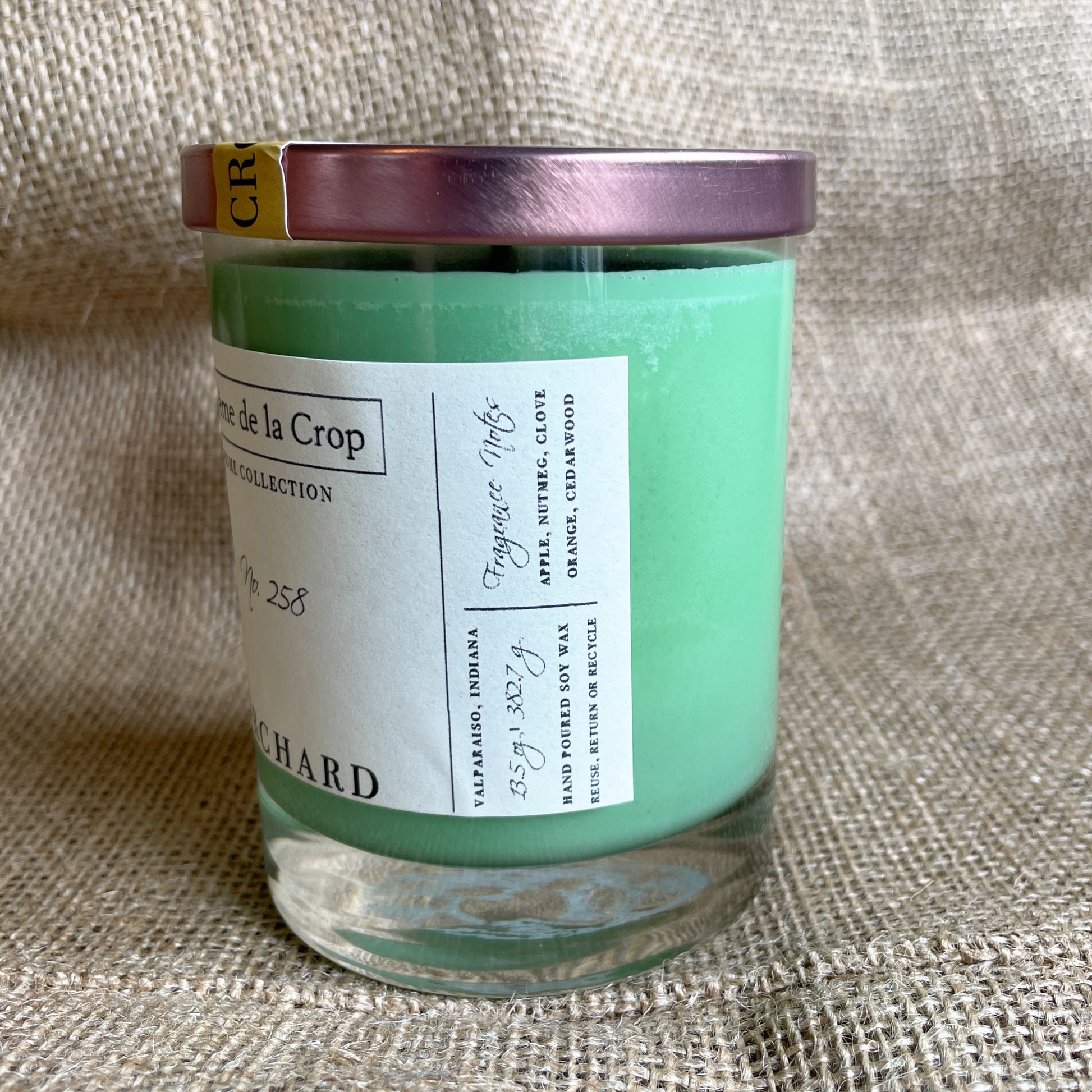 Soy Candle - Orchard (Crisp Apple) - Renee Lane Company