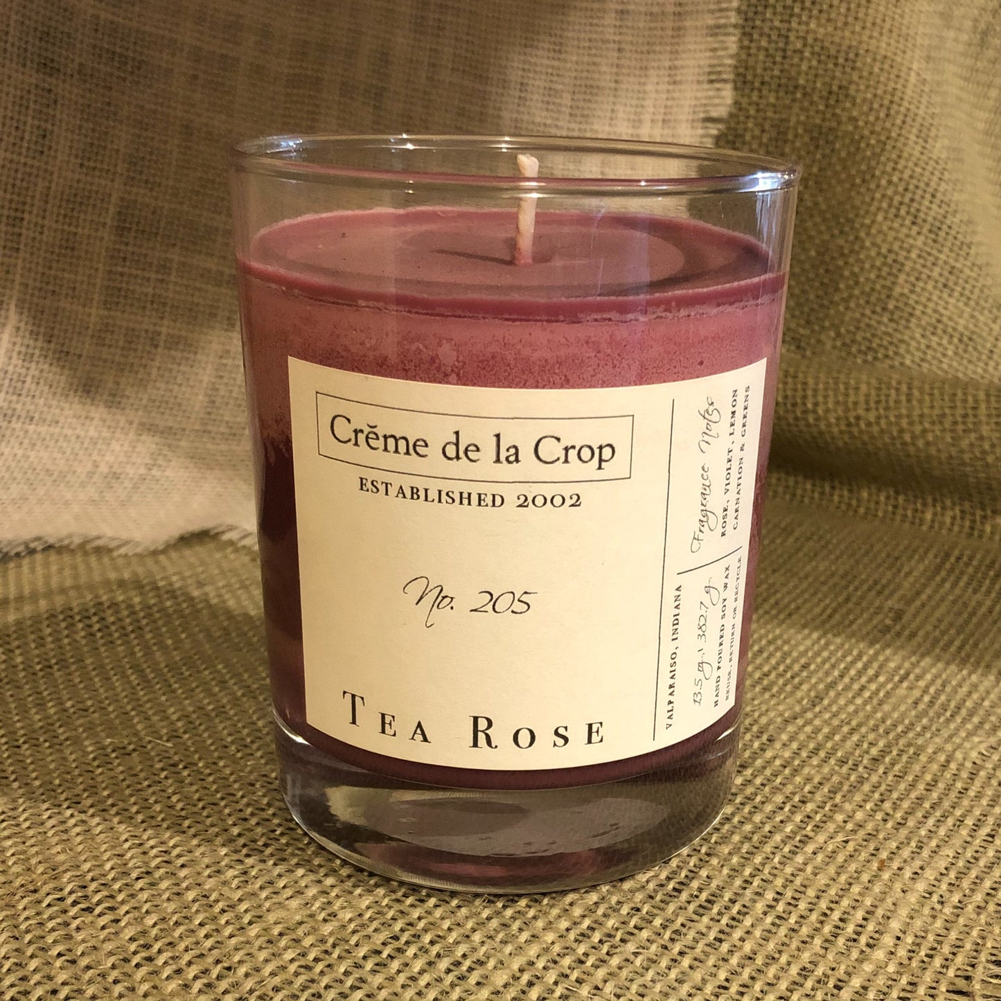 Soy Candle - Tea Rose - Renee Lane Company