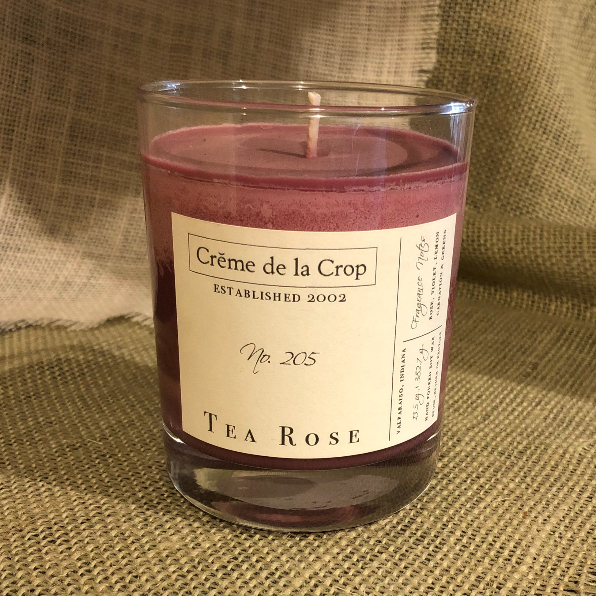 Soy Candle - Tea Rose - Renee Lane Company