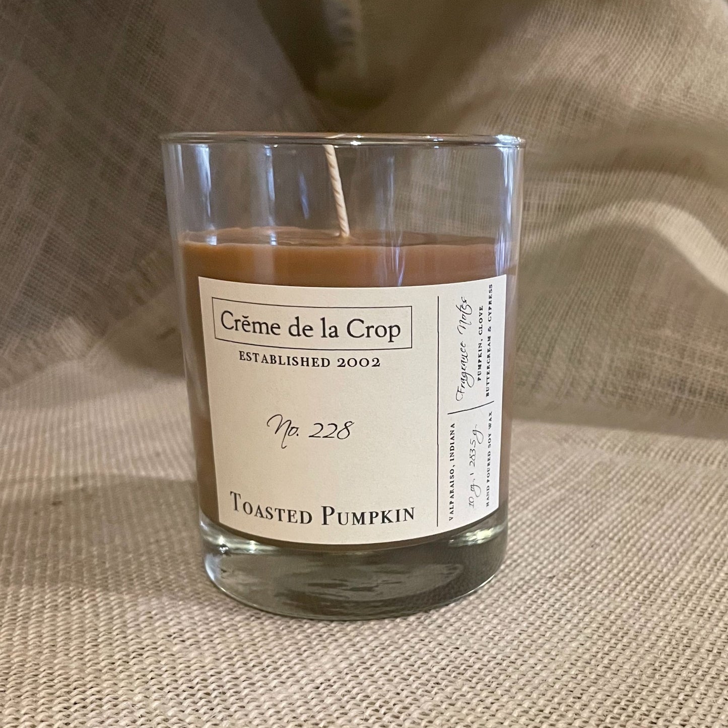 Soy Candle - Toasted Pumpkin - Renee Lane Company