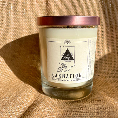 Soy Candle - Tri Kappa (Carnation) - Renee Lane Company