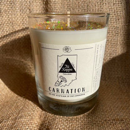 Soy Candle - Tri Kappa (Carnation) - Renee Lane Company