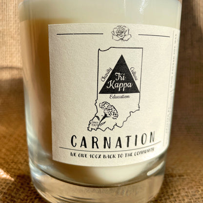 Soy Candle - Tri Kappa (Carnation) - Renee Lane Company