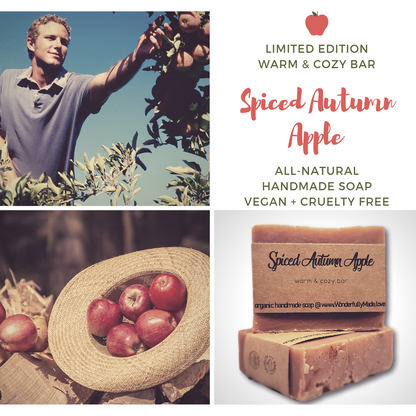 Spiced Autumn Apple Soap Bar | Limited Edition | Natural | Handmade - Renee Lane Company