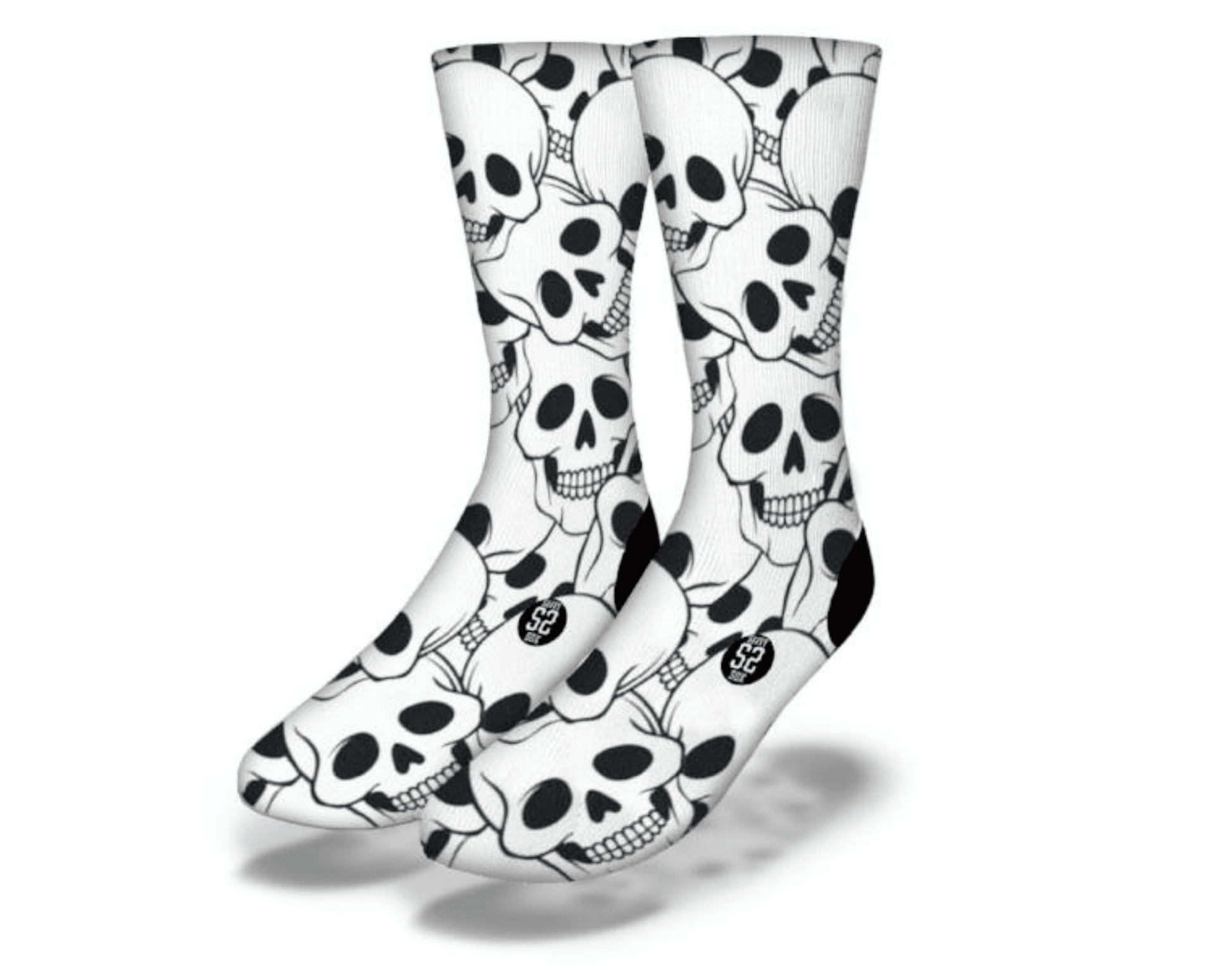 Spooky Halloween Style Skull Socks - Renee Lane Company