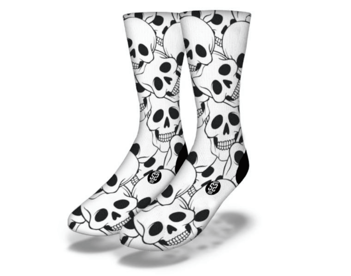 Spooky Halloween Style Skull Socks - Renee Lane Company