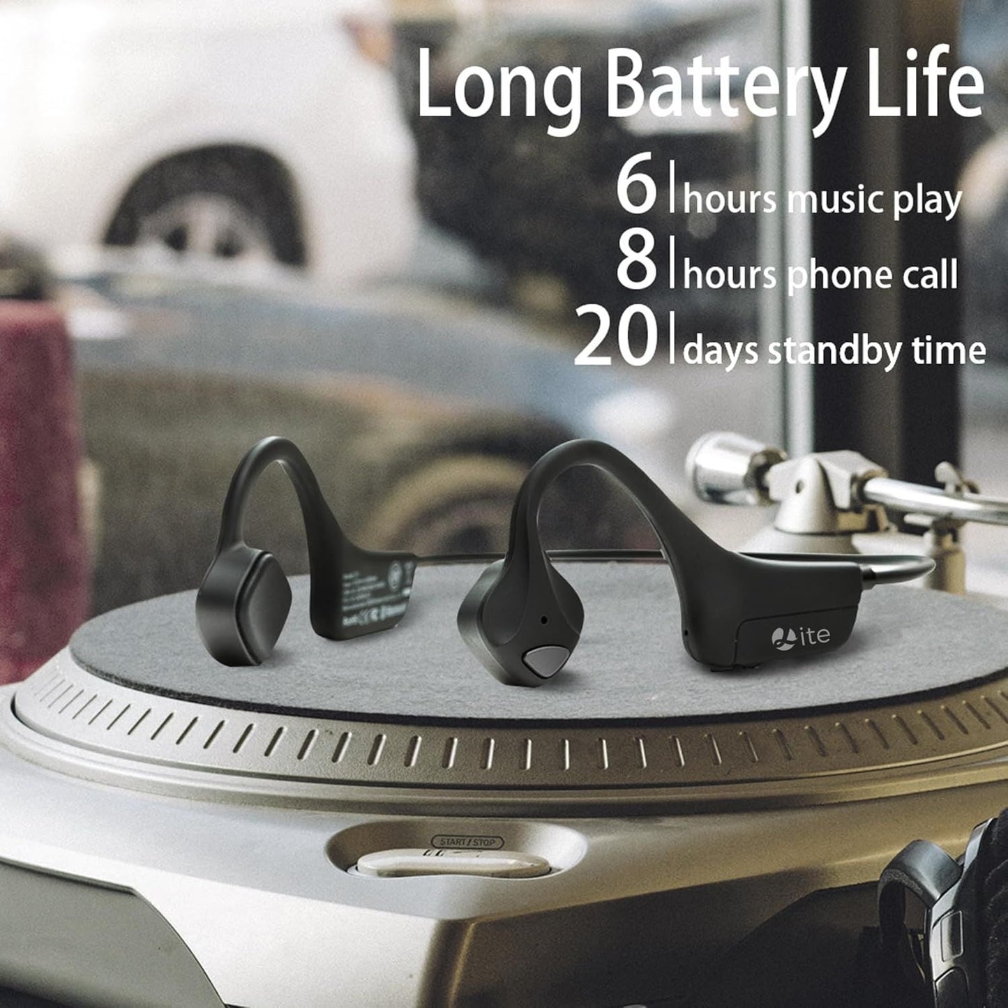 Sport Wireless Bone Conduction Earphones – Open-Ear Safety Design, IPX6 Sweat-proof, 8 Hrs Call - Renee Lane Company