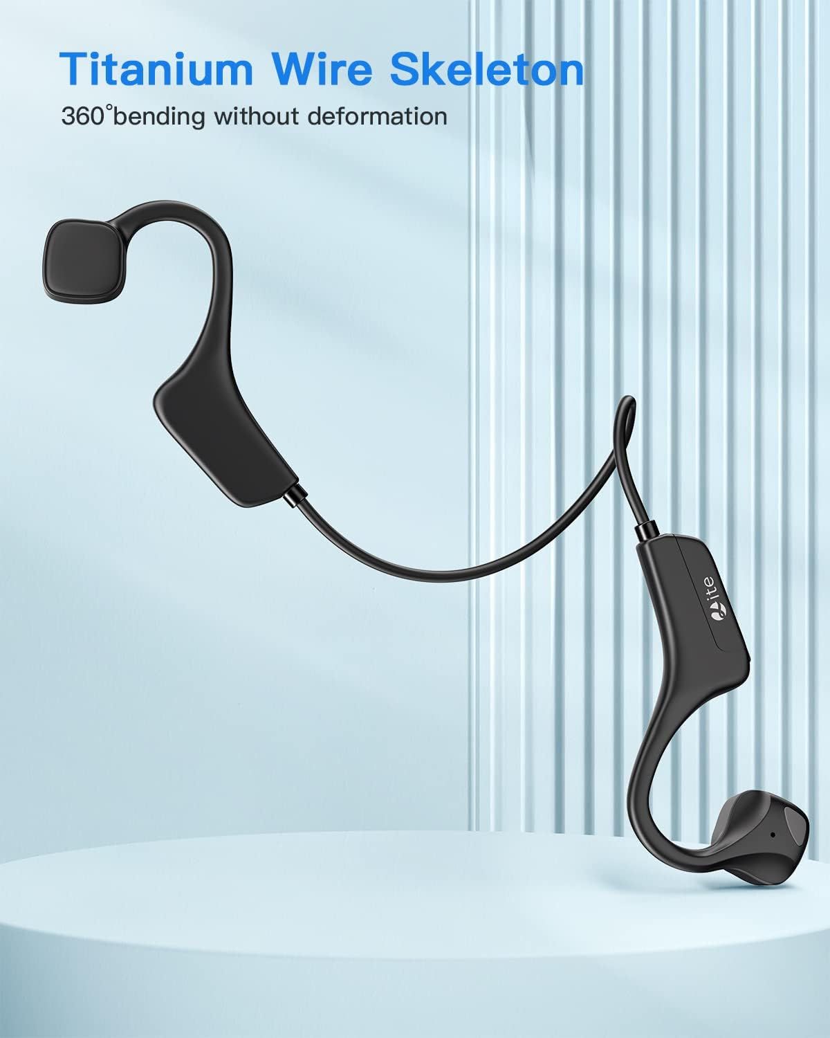 Sport Wireless Bone Conduction Earphones – Open-Ear Safety Design, IPX6 Sweat-proof, 8 Hrs Call - Renee Lane Company