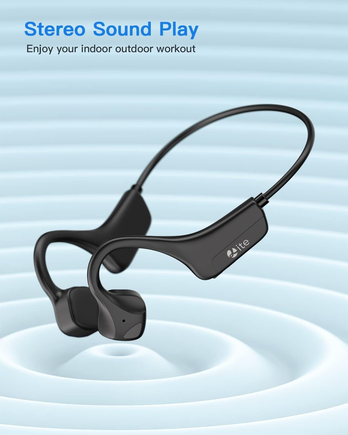 Sport Wireless Bone Conduction Earphones – Open-Ear Safety Design, IPX6 Sweat-proof, 8 Hrs Call - Renee Lane Company