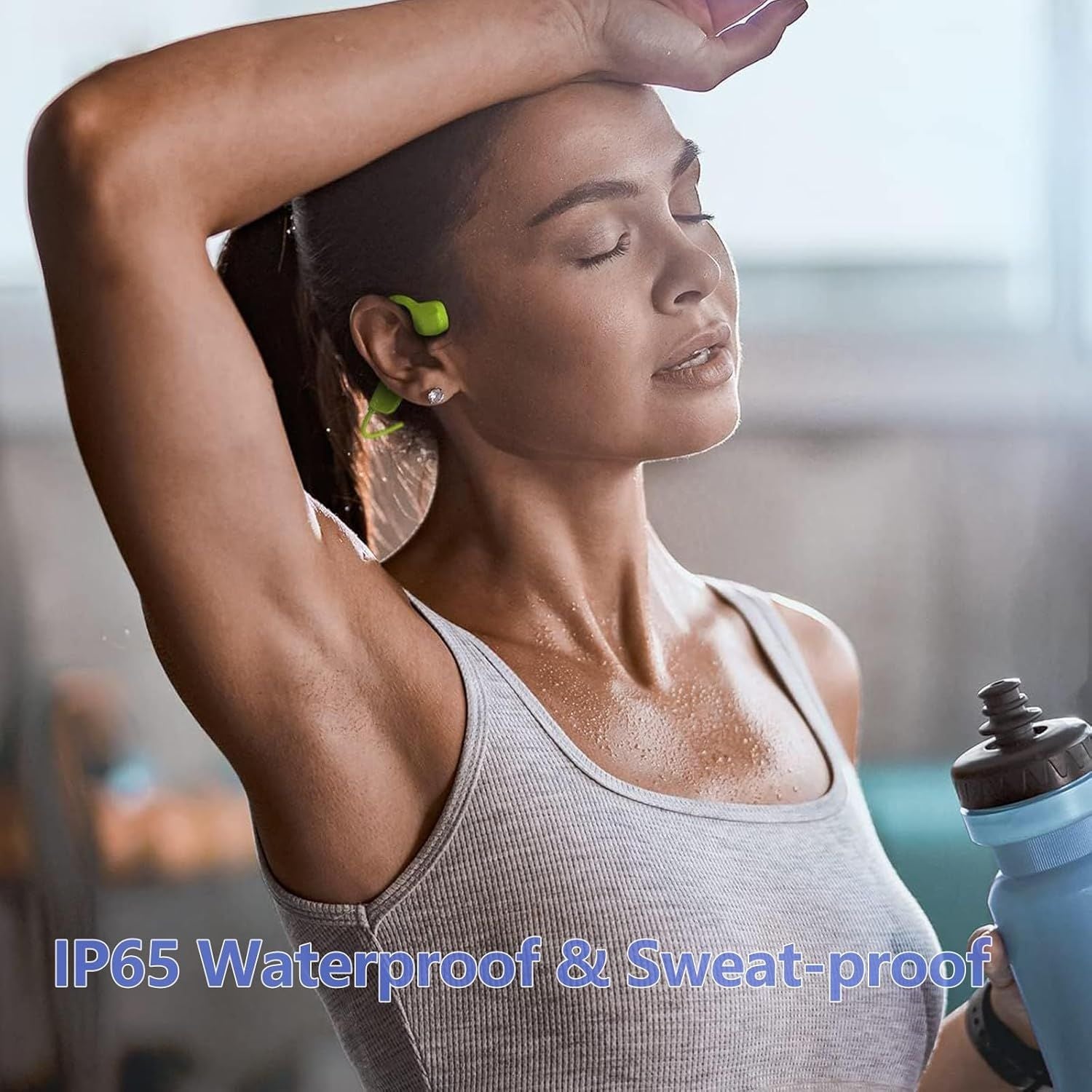 Sport Wireless Bone Conduction Earphones – Open-Ear Safety Design, IPX6 Sweat-proof, 8 Hrs Call - Renee Lane Company