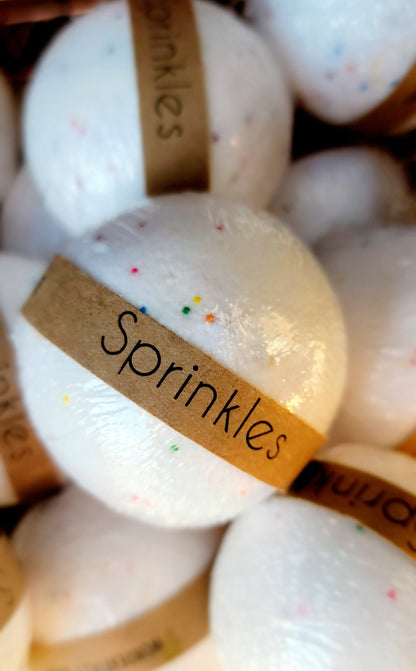Sprinkles Bath Bomb | Confetti Cake - Renee Lane Company