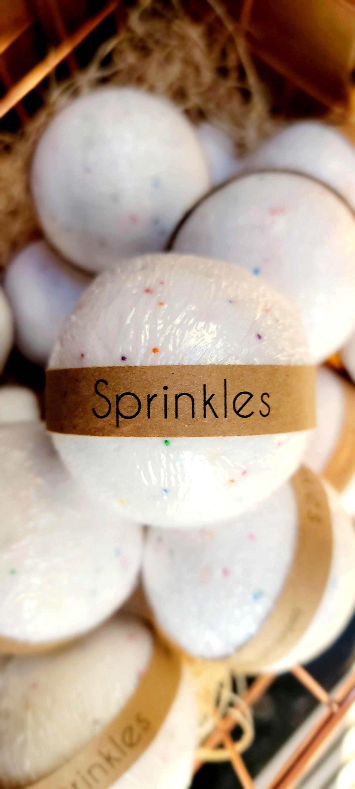 Sprinkles Bath Bomb | Confetti Cake - Renee Lane Company