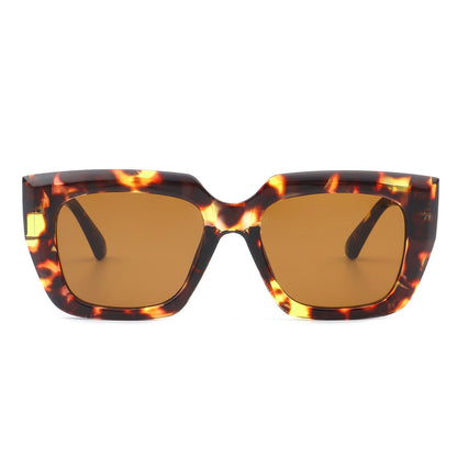 Square Retro Flat Top Cat Eye Fashion Sunglasses - Renee Lane Company