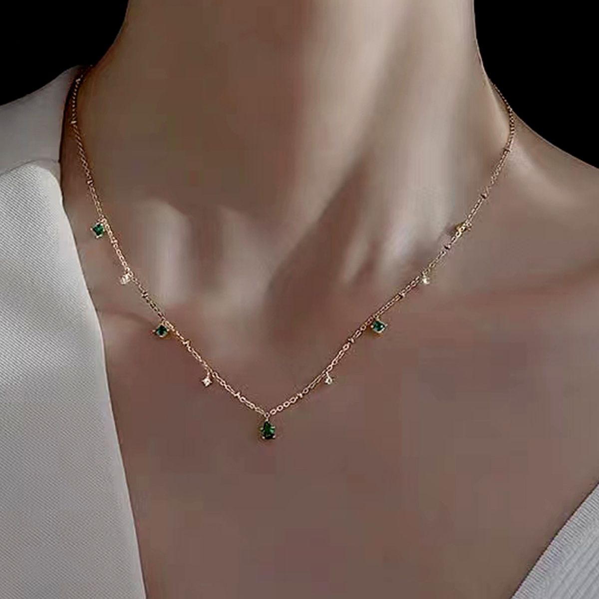 St. Patrick's Day Elegant Chain Necklace Festival Jewelry Pendant Necklace For Women & Girls - Renee Lane Company