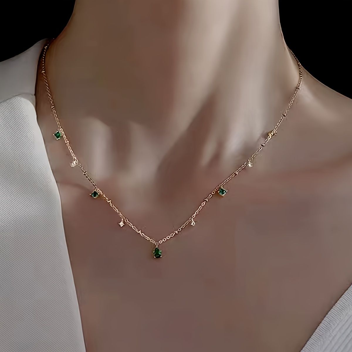 St. Patrick's Day Elegant Chain Necklace Festival Jewelry Pendant Necklace For Women & Girls - Renee Lane Company