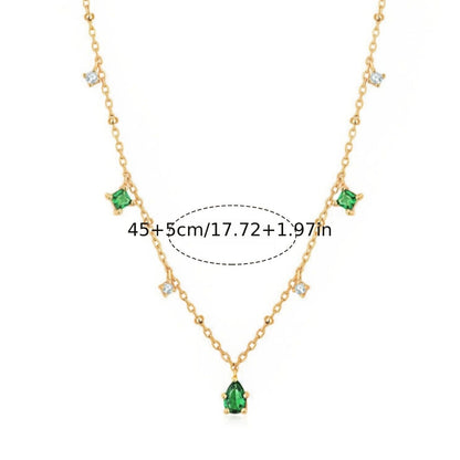 St. Patrick's Day Elegant Chain Necklace Festival Jewelry Pendant Necklace For Women & Girls - Renee Lane Company