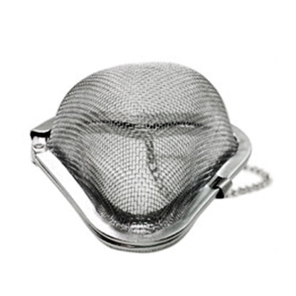 Stainless Steel Cooking Spices Infuser Fine Mesh Loose Tea Herbal Strainer Extended Chain Kitchen Seasoning Balls Outdoor Home Kitchen Accessories - Renee Lane Company